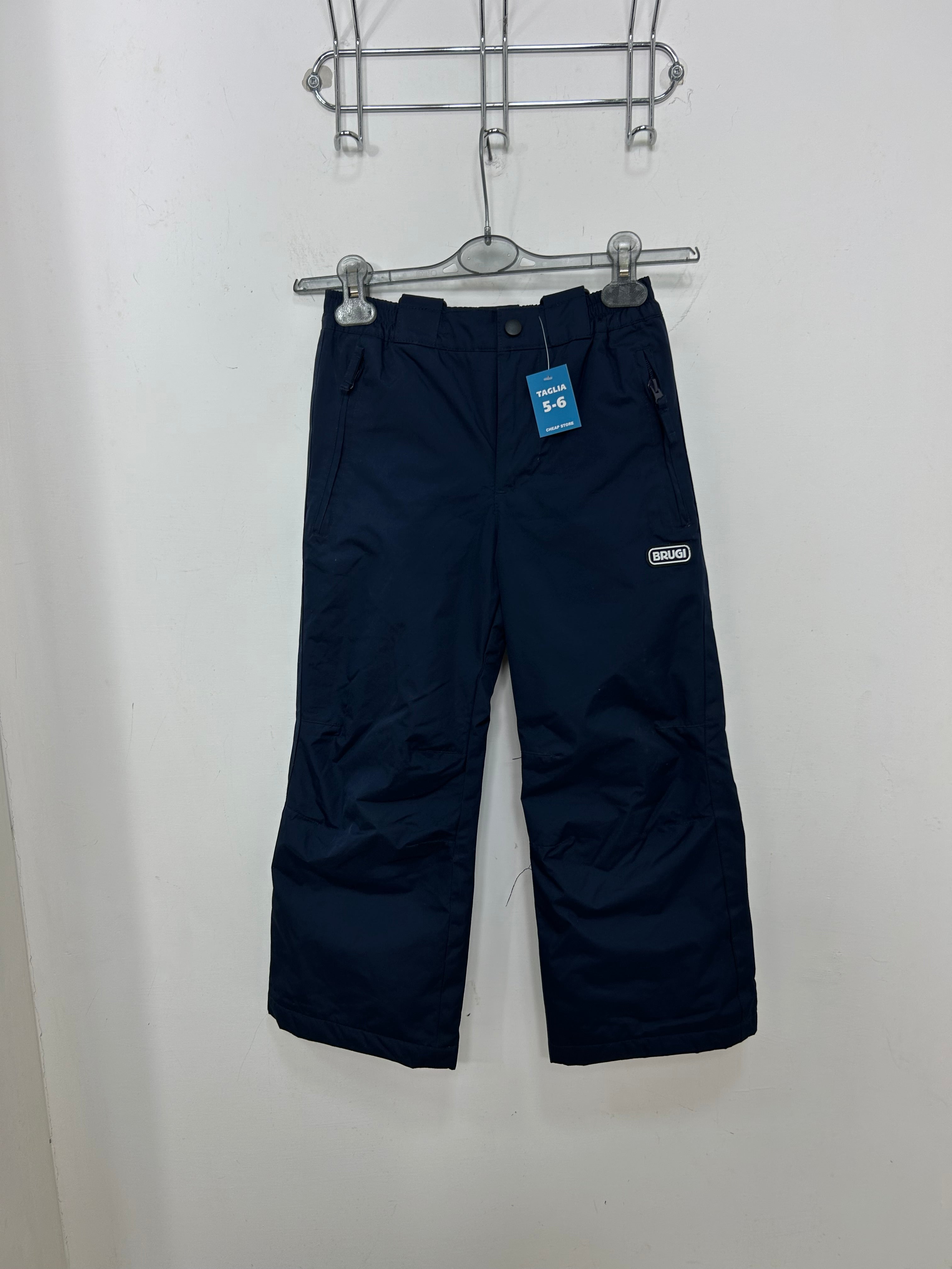 TAGLIA 6-7 ANNI - Pantalone con bretelle brugi